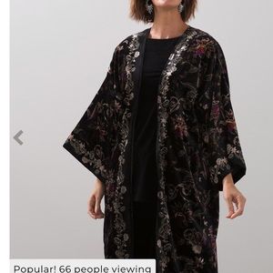 Chicos velvet kimono